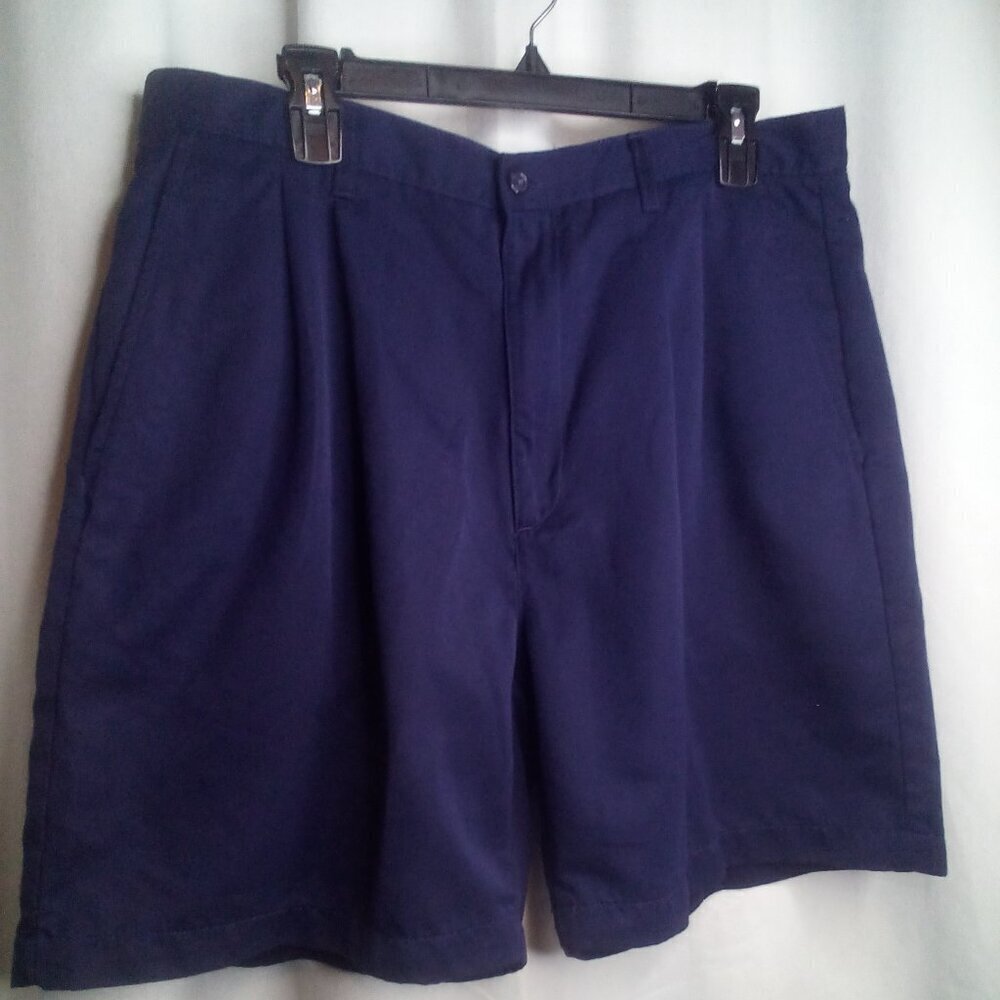 Walter Hagen Shorts 36 Men Golf Active Pockets Blue